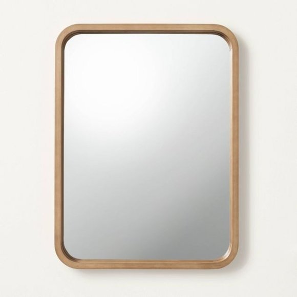 Hearth & Hand Other - Hearth & Hand Magnolia Rectangle Wood Framed Mirror Natural